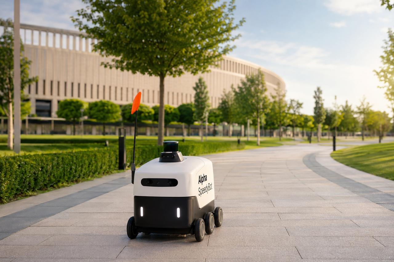 SpeedyBot в парке